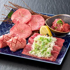 Beef tongue platter