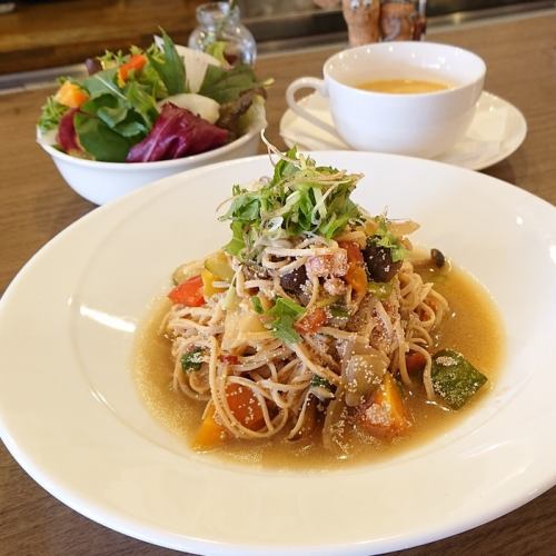 ヘルシー＆ダイエット！岐阜県産大豆100％の大豆麺ランチ
