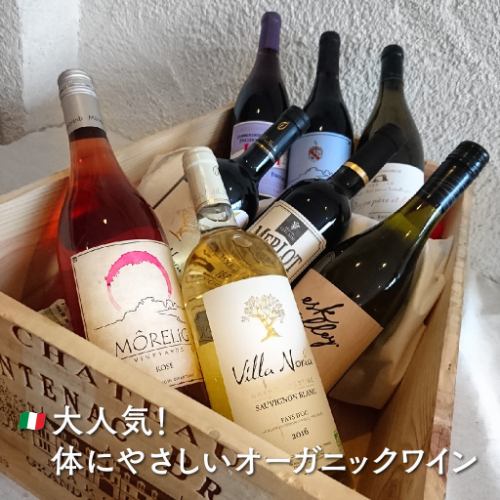自然派ワインも各種ご用意しております。