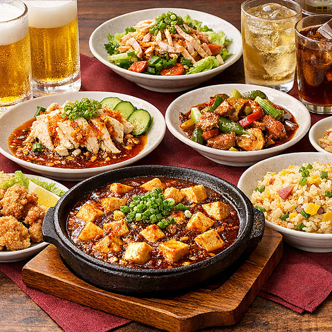 An all-you-can-eat course with 80 dishes and 2 hours of unlimited drinks for only 4000 yen!!