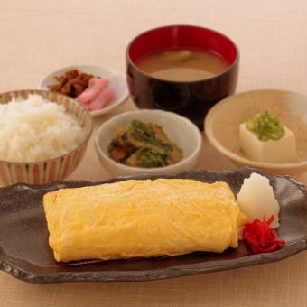 [Lunch] Dashimaki set meal