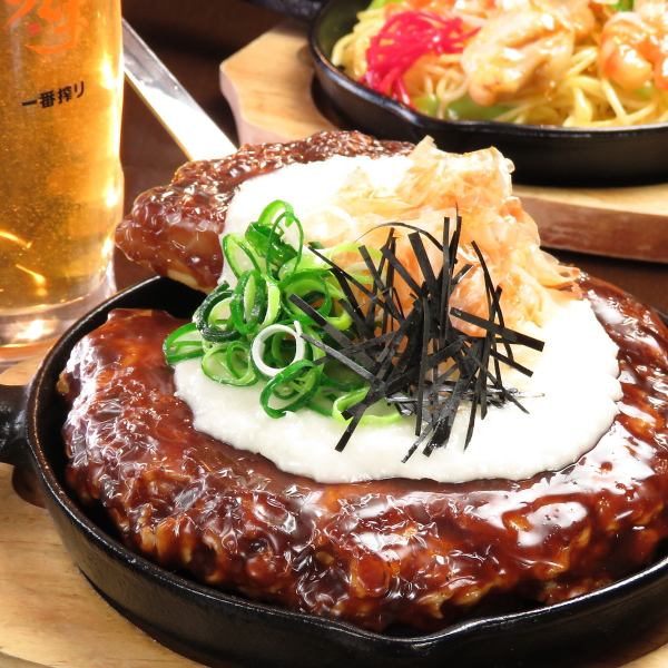 Kyoto-style okonomiyaki with plenty of grated yam◎