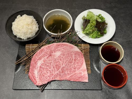 A5ランク黒毛和牛リブロースランチ