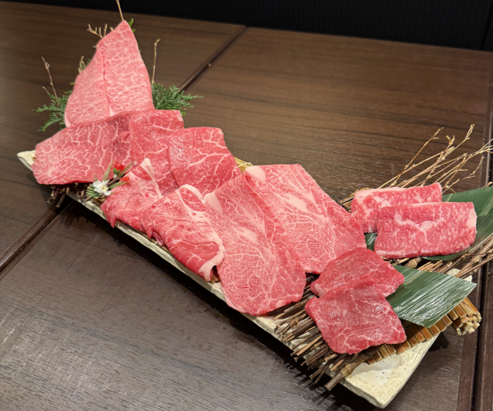 特選A5和牛の7種盛り合わせ（360ｇ）