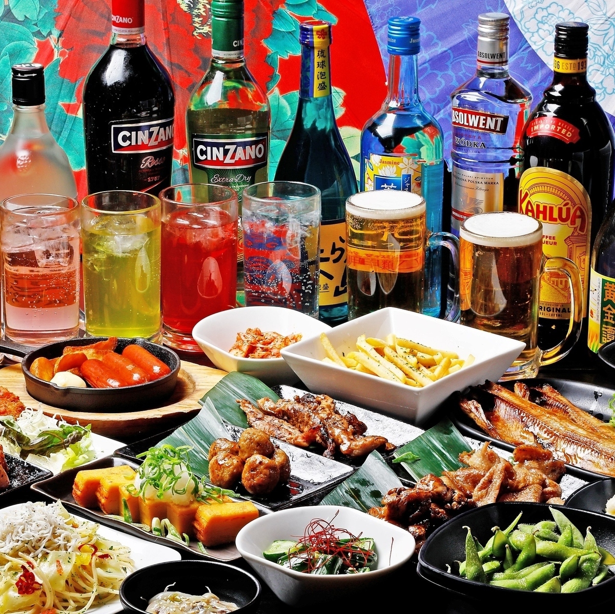 【全席個室】焼鳥＆居酒屋メニュー食べ飲み放題3時間3000円！