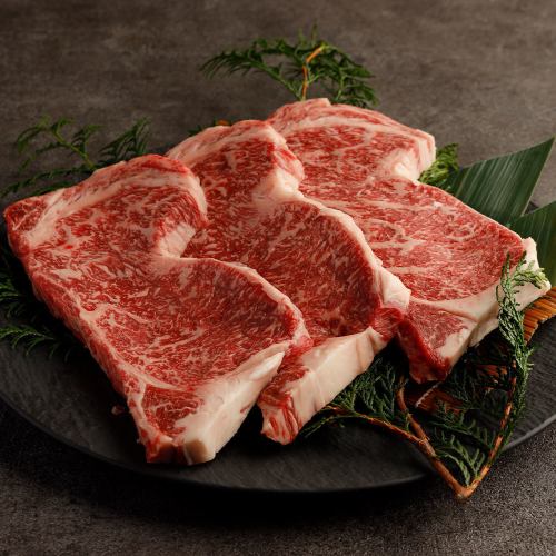 Japanese black beef sirloin steak