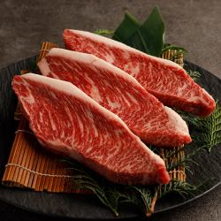 Carefully selected marbled Japanese Black beef steak