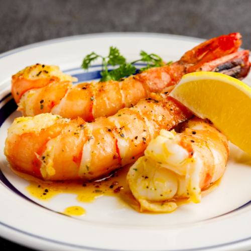 Lemon-sauteed shrimp
