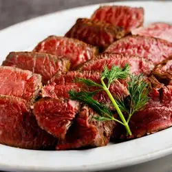 我精心挑选的珍稀肉块拼盘(菲力牛排+西冷牛排+精选瘦肉)