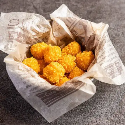 Crispy fried cheese