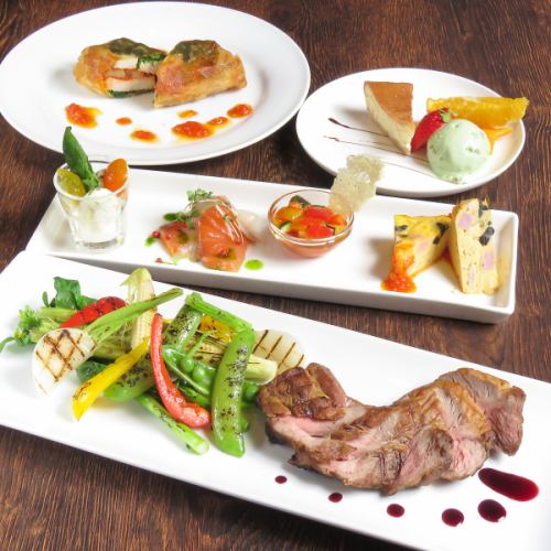 Seasonal ingredients selected by the chef's eyes and cherished from Chiba prefecture.Breathe in a new breeze with a variety of hassle-free dishes