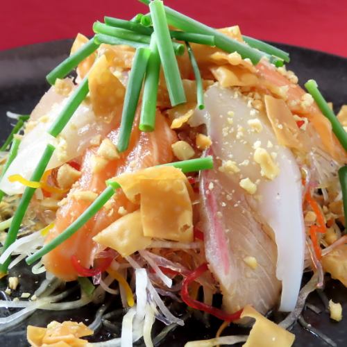 Yashio seafood salad (Chinese dressing)