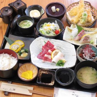 Enjoy Kumamoto's specialties and proud fresh fish [Kumamoto Manpuku Gozen! 12 dishes in total] Lunch price 3800 yen / 4350 yen after 16:00