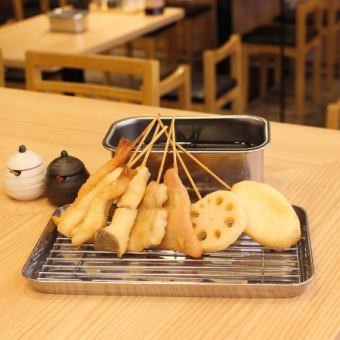 [10 skewers] ☆Specialty skewers course 4000 yen☆ [2 hours all-you-can-drink included] [14 dishes in total] [Satisfaction guaranteed]