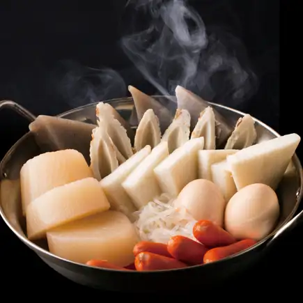 【500日元无限量关东煮（含税550日元）】全区最低价！？美味关东煮无限量供应！*周五、周六及节假日前一天1100日元