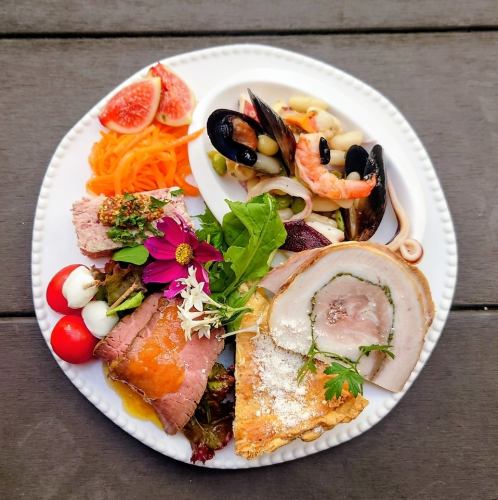 本日の前菜盛り合わせ