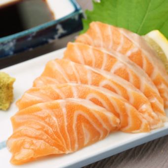 Salmon sashimi