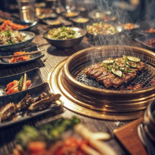 土日祝コギチプ名物!!【大満足サムギョプサル&本格韓国料理食べ放題コース】120分⇒￥4,389(税込)