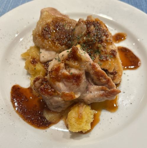 さつまいもと鶏肉のハニーマスタード