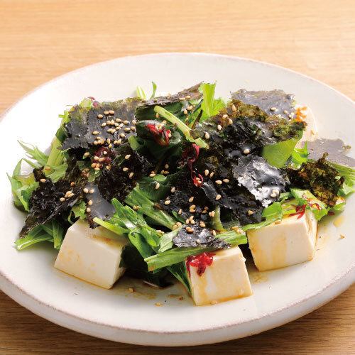 ごま油香る豆富の中華風サラダ