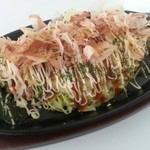 ◆ Osaka specialty Ikayaki with egg
