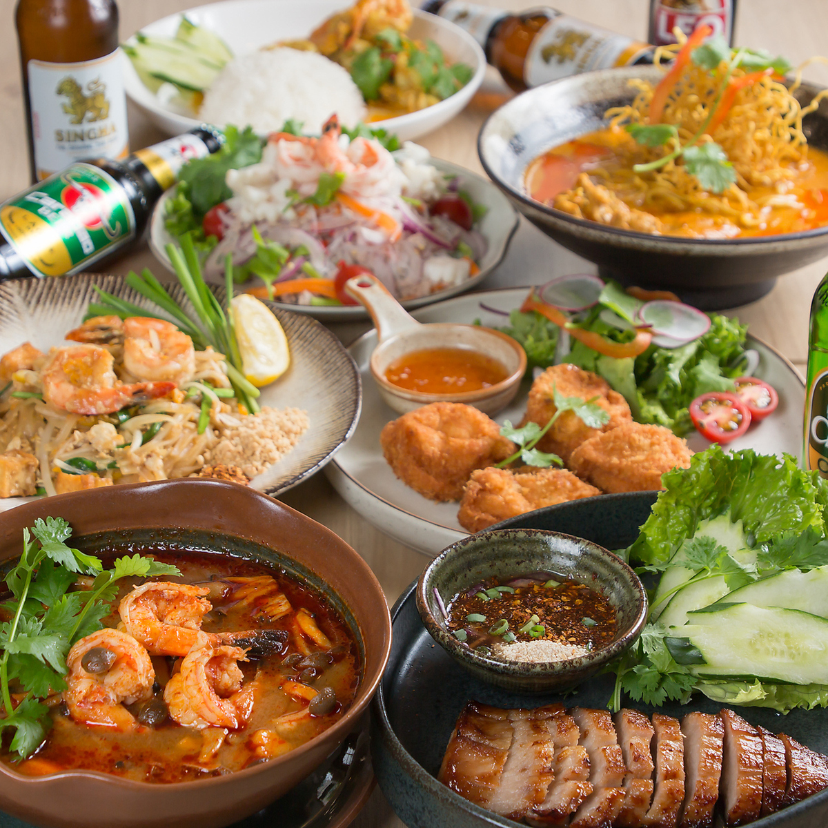 《10名様～貸切OK！》タイ料理×お酒で楽しむ本格タイ酒場