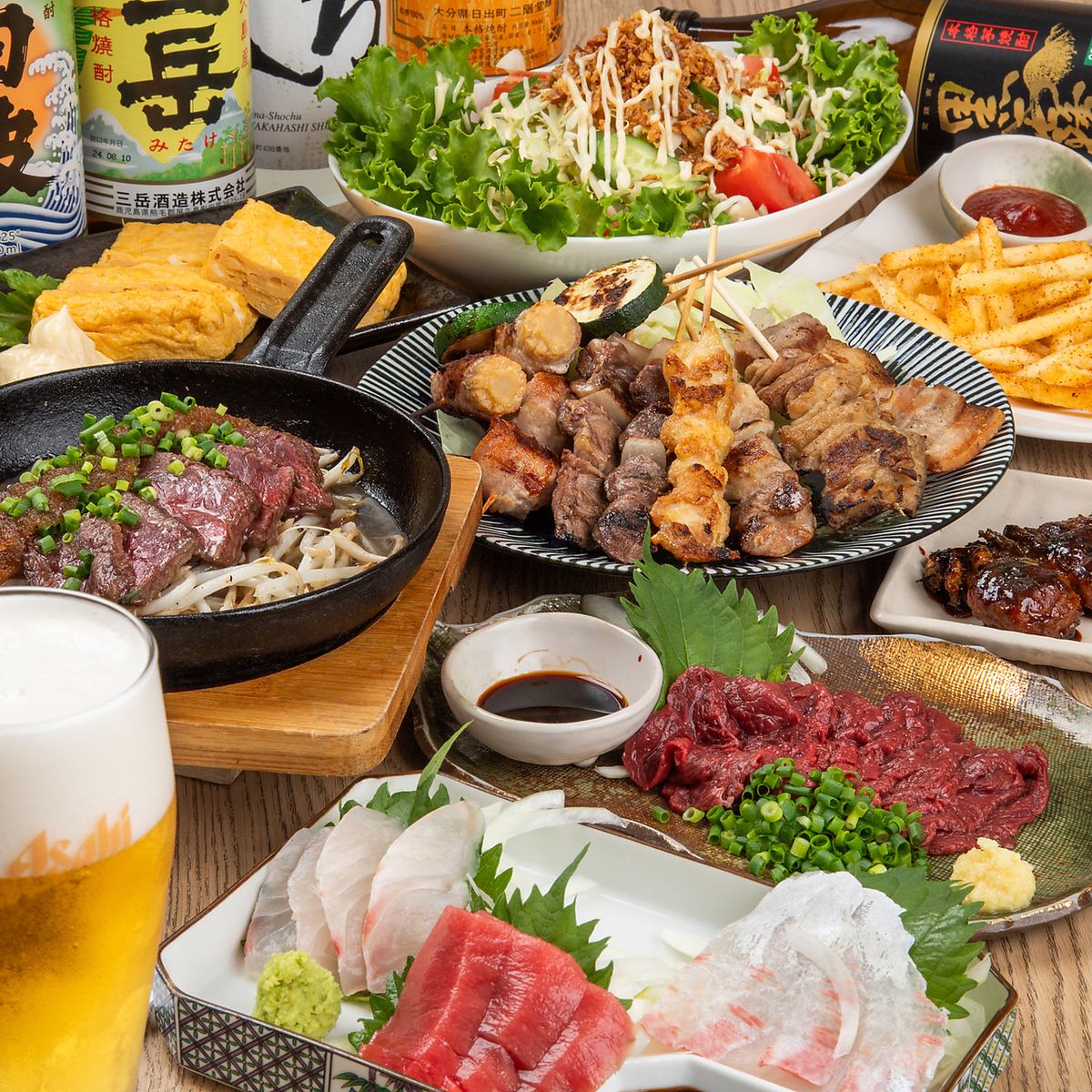 グループ利用でのお祝いにピッタリなコース料理もございます♪