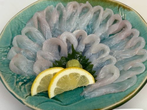 肝パンカワハギ刺身