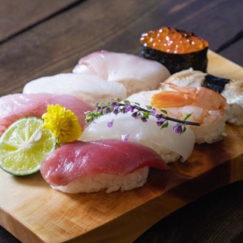 職人が握る旬魚寿司で季節を味わう