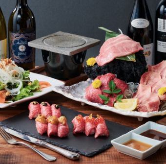 [For First-Timers] A 6-course meal featuring our signature dishes, including luxurious salmon roe meat sushi.