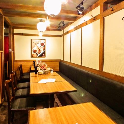 レイアウト自在のテーブル席は宴会におすすめ!