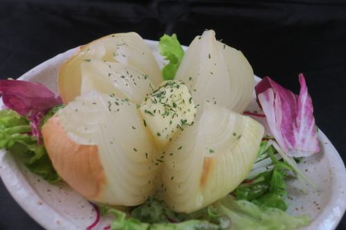 Butter-grilled Hokkaido onions