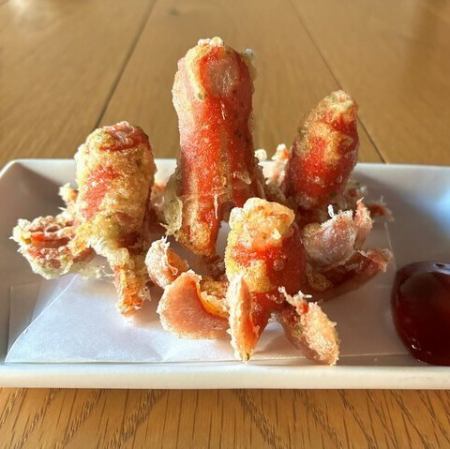 たこさんウインナー天ぷら