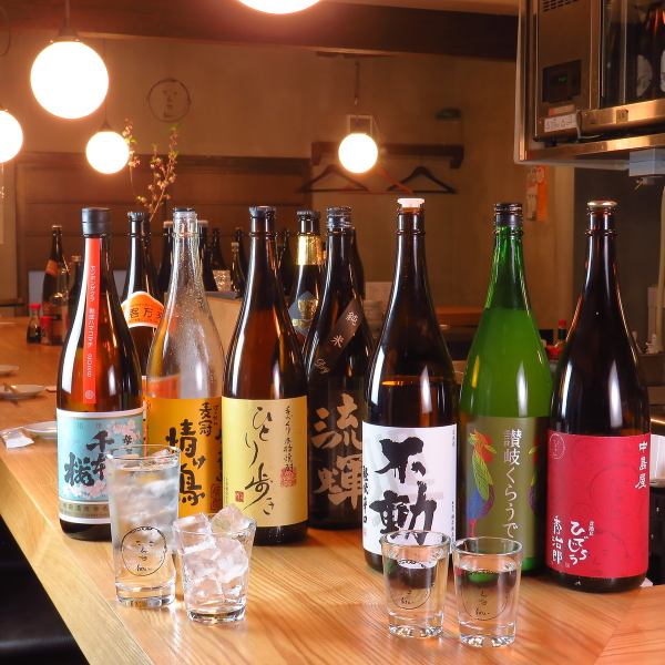 【厳選された日本酒と焼酎】すべて飲み放題で楽しめます♪