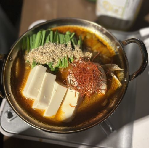 【冬季限定！】飲み放題付き☆もつ鍋コース