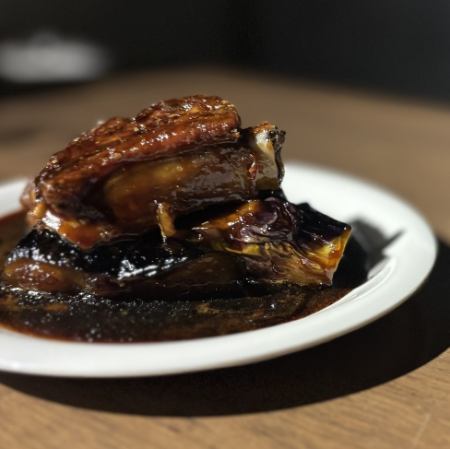 柔らかスペアリブの黒酢酢豚