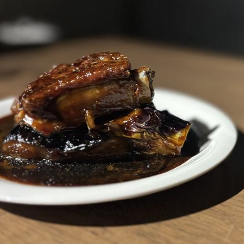 柔らかスペアリブの黒酢酢豚