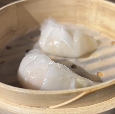 モチモチ蒸し海老餃子(2個)