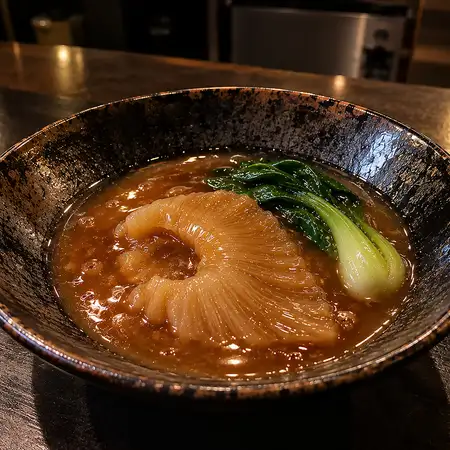 特別な日に特別な料理を。2時間飲み放題付きフカヒレの姿煮コース10000円