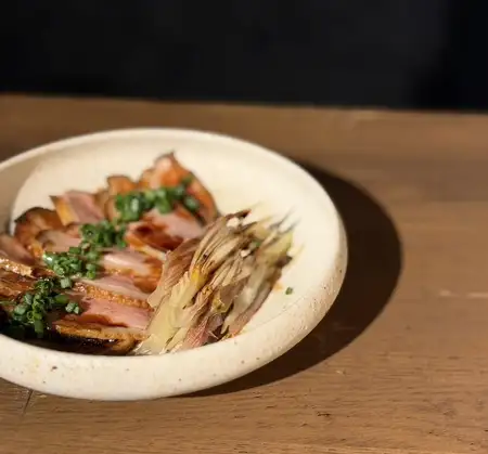 鴨肉の紹興酒漬け