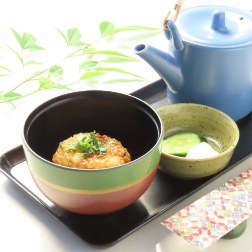 鯛めしおにぎり茶漬け