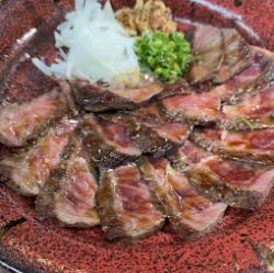 ミスジステーキ たたき風