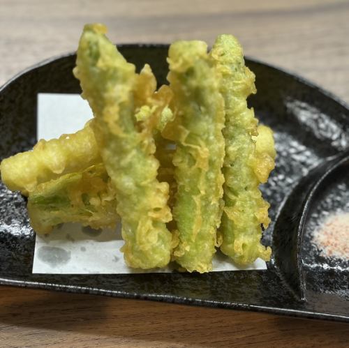 アスパラ天麩羅