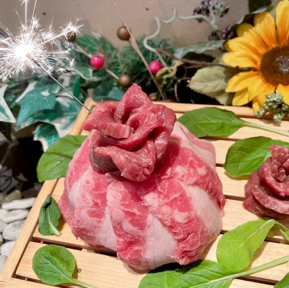 大切な人のお誕生日に肉ケーキでお祝い♪