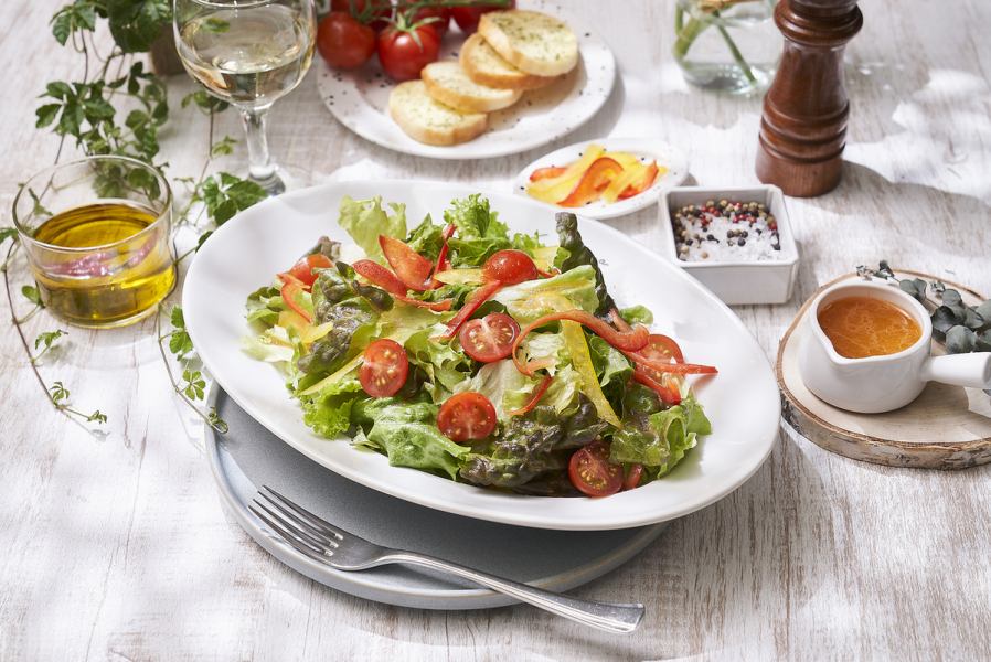 Various vegetable garden-style salad