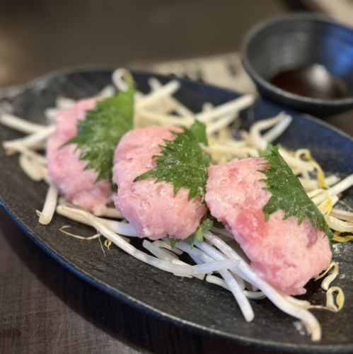 まぐろトロたたき焼き