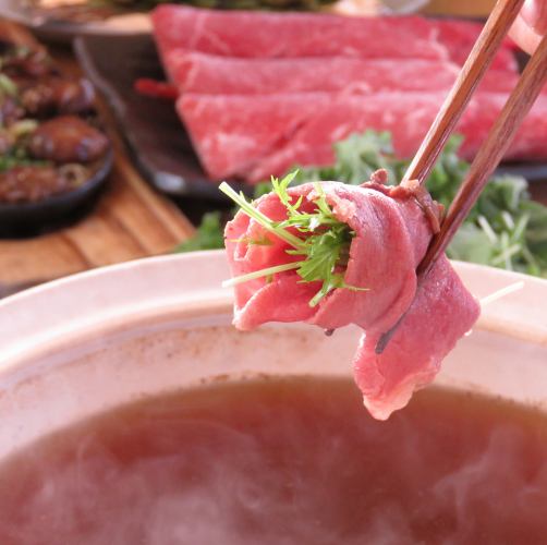 あったか!水菜とケールのハリハリ肉鍋