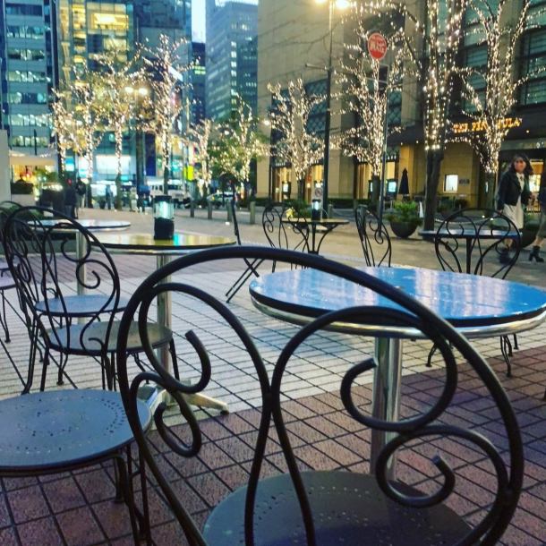 Very popular terrace seating! Enjoying a drink on the terrace while watching the illuminations is a special experience. We have 50 terrace seats available.[Yurakucho Ginza Shinbashi Open Terrace Private Party]