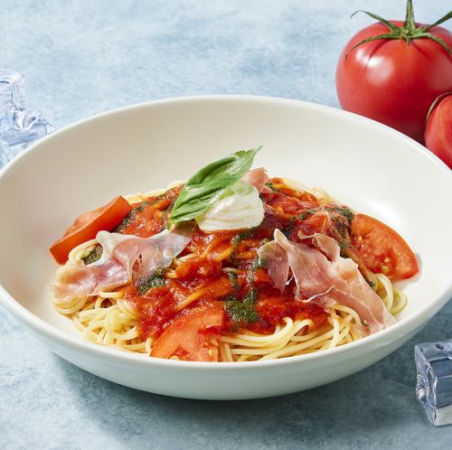 〈NEW / 冷静パスタ / 期間限定〉冷製 生ハムとマスカルポーネの完熟トマトソース　