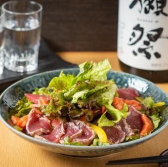 맡겨 장식 해물 샐러드